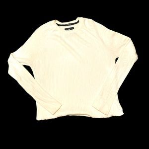 Creamy White Men’s Muscle Fit Sweater